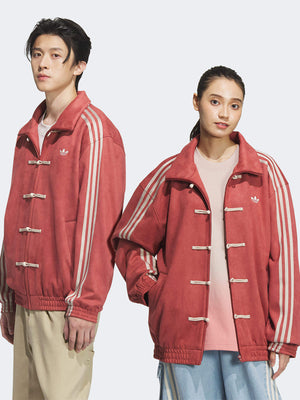 Adidas-Chinese-New-Year-Tang-Suede-Leather-Red-Jacket-For-Mens-And-Women