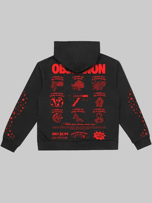 Black-Red-One-Wish-Willow-Hoodie