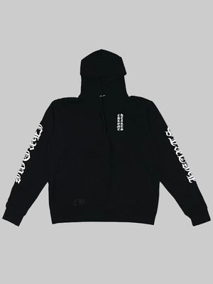 Chrome-Hearts-Vertical-Logo-ZIP-Up-Hoodie-Black