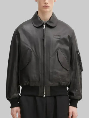 Kenzo Paris Leather Jacket Black