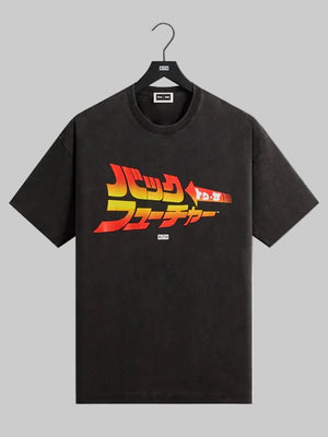 Kith-for-Back-to-the-Future-Japanese-Title-Vintage-Tee-Black