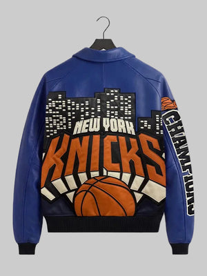 Kith-for-the-New-York-Knicks-2026-Champions-Leather-Jacket