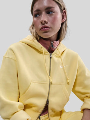 Nike-Phoenix-Fleece-Womens-Loose-Full-Zip-Cropped-Hoodie-In-Yellow