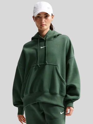 Nike-Women-Sportswear-Phoenix-Green-Fleece-Over-Oversized-Pullover-Hoodie