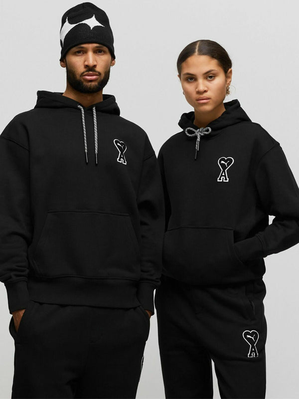 PUMA x AMI Hoodie Black | Jacket Fusion – Jacket Fusion