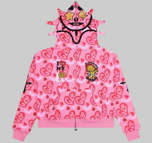 Pink-Glo-Gang-Hoodie-Back