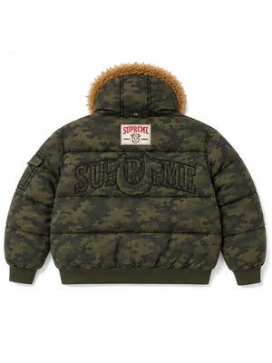 Supreme-x-True-Religion-Hooded-Puffer-Jacket-Olive-Camo