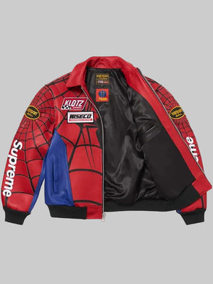 Supreme-x-Vanson-Leathers-SpiderMan-Jacket