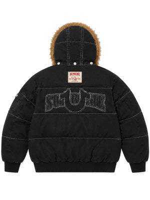 True-Religion-Supreme-Hooded-Black-Puffer-Jacket