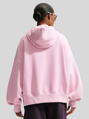 nike-phoenix-Fleece-over-oversized-hoodie-pink