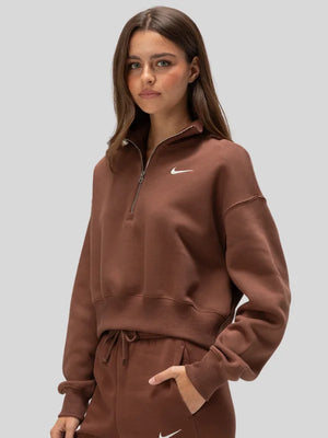 nike-sportswear-phoenix-fleece-womens-Quarter-zip-cropped-sweatshirt-brown