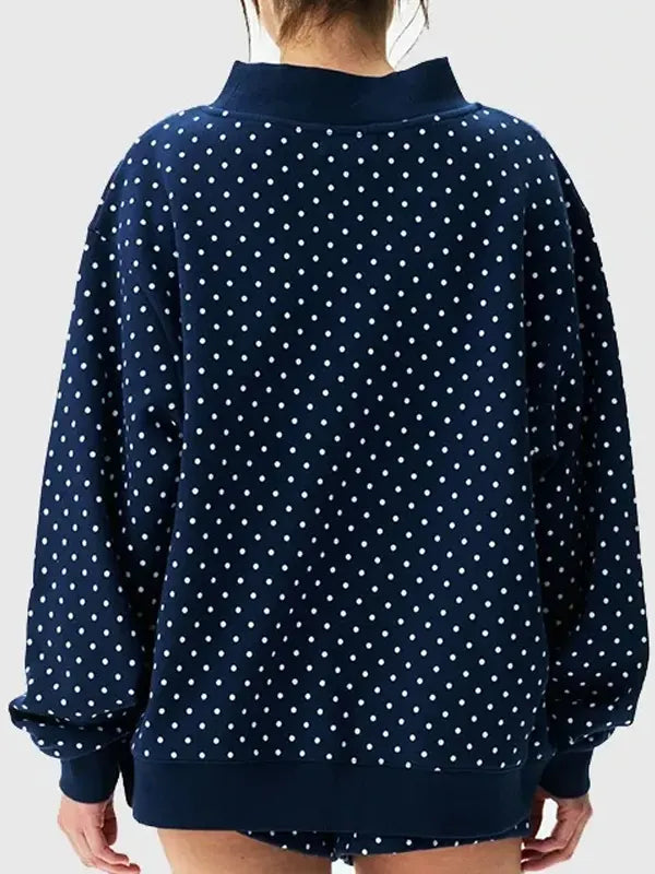 2026-Parke-Polka-Dot-Navy-Mockneck-Fleece-Sweatshirt