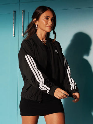 Adidas-Essentials-3-Stripes-Lifestyle-Woven-Bomber-Jacket-Black
