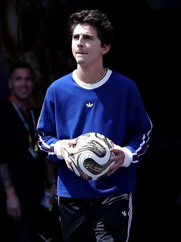 Adidas-FIFA-World-Cup-Final-2026-Timothee-Chalamet-Blue-Sweatshirt