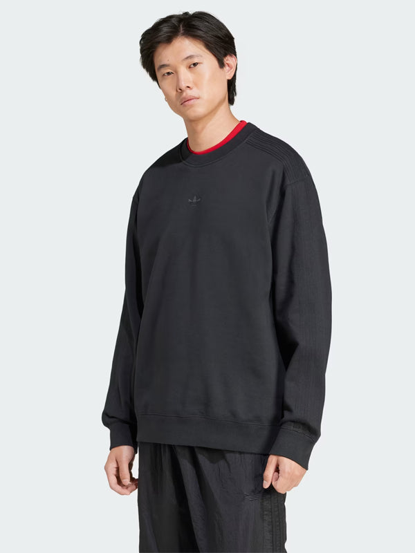 Adidas-Premium-Essentials-Crew-Black-Fleece-Sweatshirt