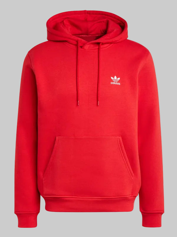 Adidas-Trefoil-Essentials-Pullover-Hoodie-Red