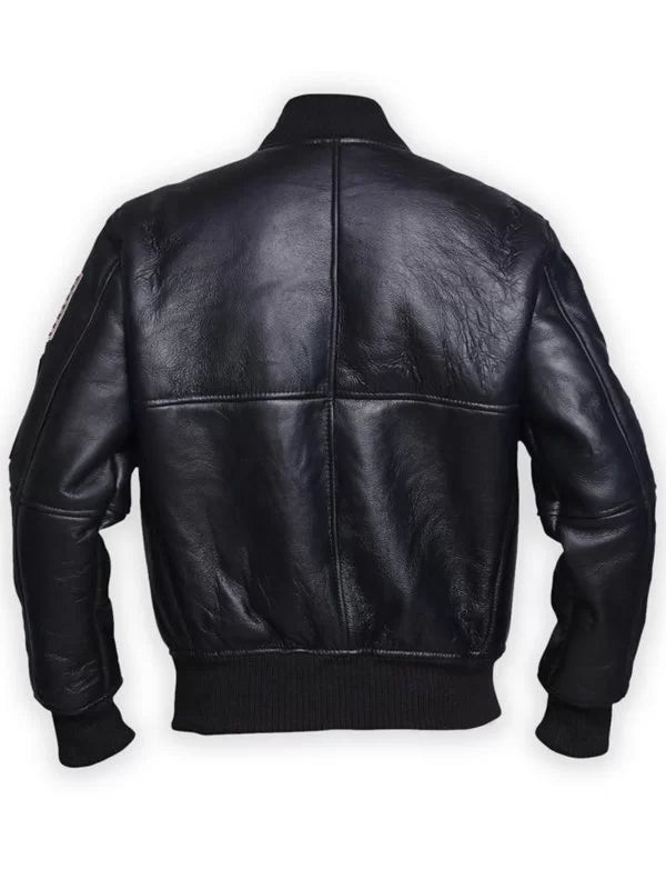 American Flag Leather Jacket