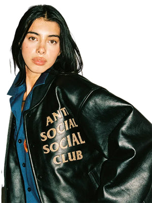 Anti-Social-Social-Club-Snakeskin-Applique-Black-Leather-Bomber-Jacket