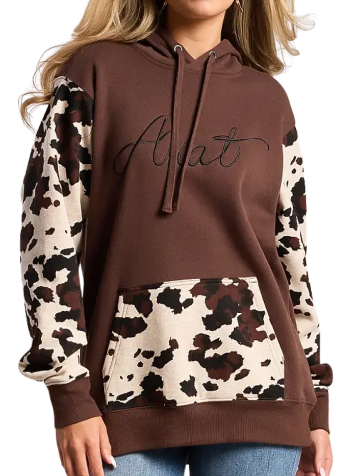 Ariat Cow Print Hoodie
