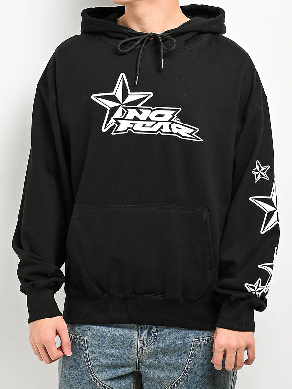 Black-No-Fear-Star-Hoodie