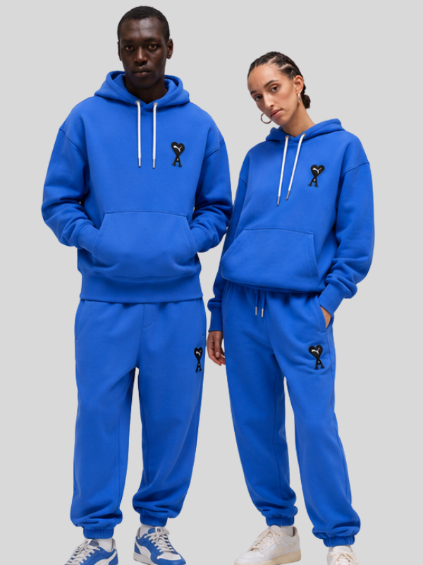 Blue-PUMA-x-AMI-Hoodie-For-Mens-And-Womens