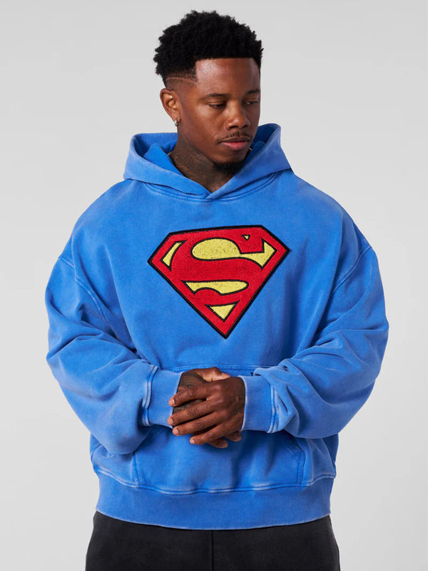 Blue-Youngla-Superman-Pullover-Hoodie