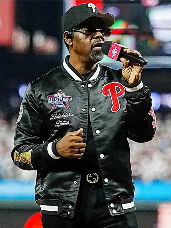 Boyz-II-Men-Philadelphia-Phillies-MLB-All-Star-Game-2026-Black-Satin-Varsity-Jacket