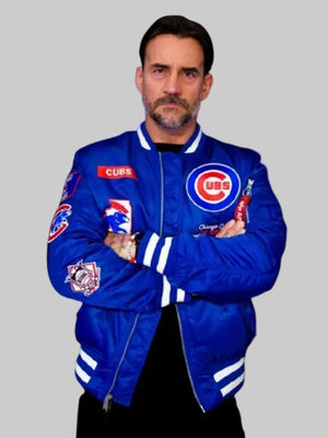 CM-Punk-Second-City-Saint-Blue-Satin-Jacket