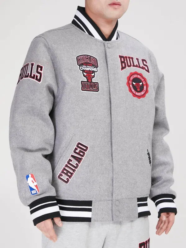 Chicago-Bulls-Gray-Wool-Varsity-Jacket-For-Mens