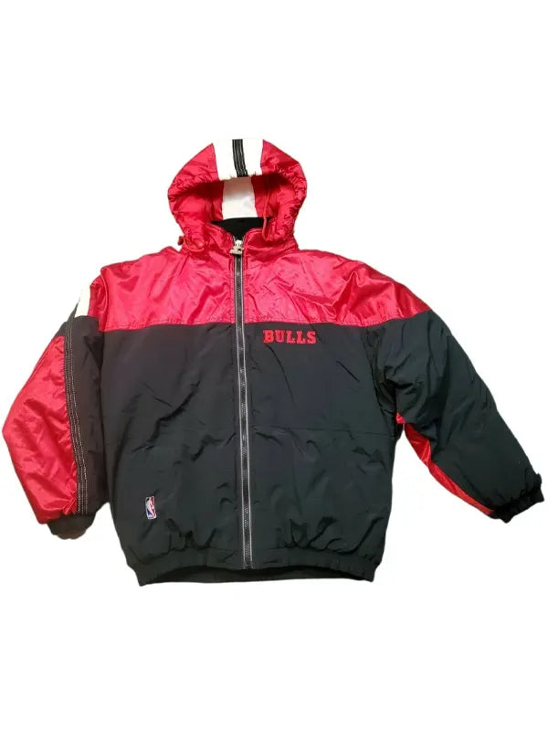 Chicago-Bulls-Starter-Black-Red-Jacket