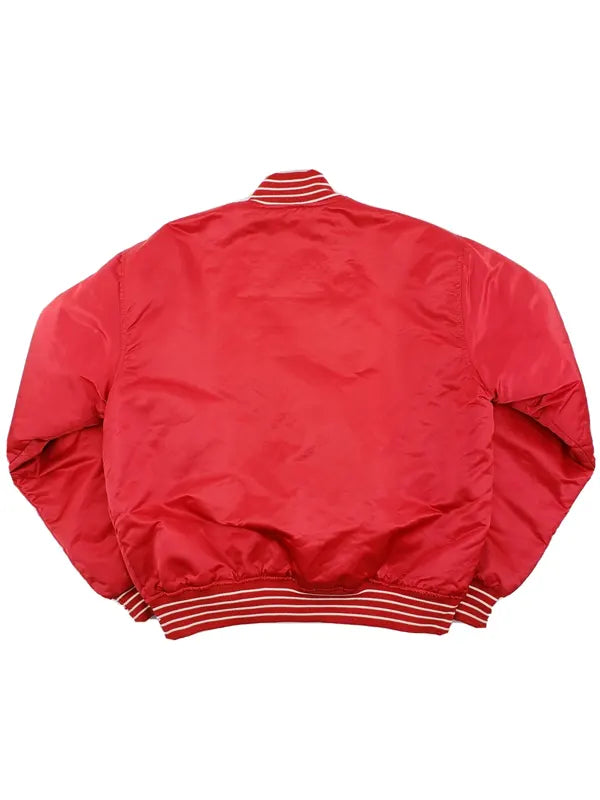 Chicago-Bulls-Starter-FullSnap-Jacket-Red