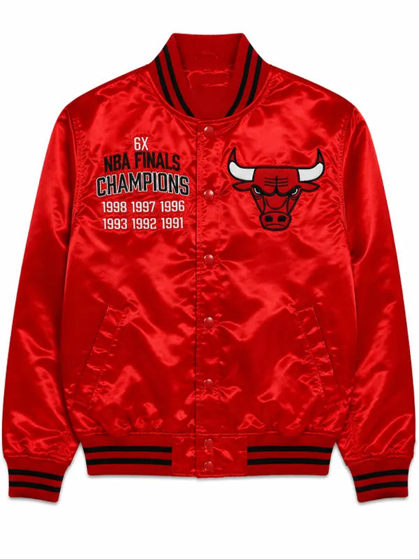 Chicago-Bulls-Starter-Jacket-REd