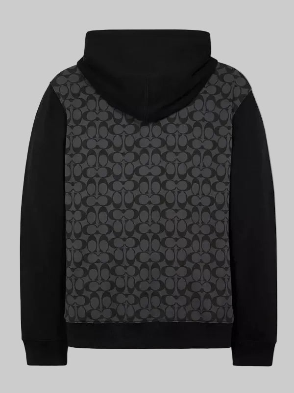 Coach-Black-Hoodie-Back-View