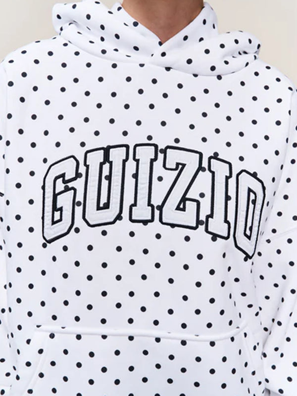 Danielle-Guizio-Polka-Dot-Hoodie