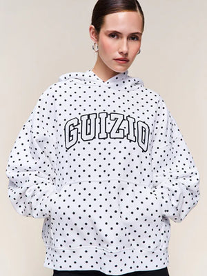 Danielle-Guizio-Polka-Dots-Hoodie