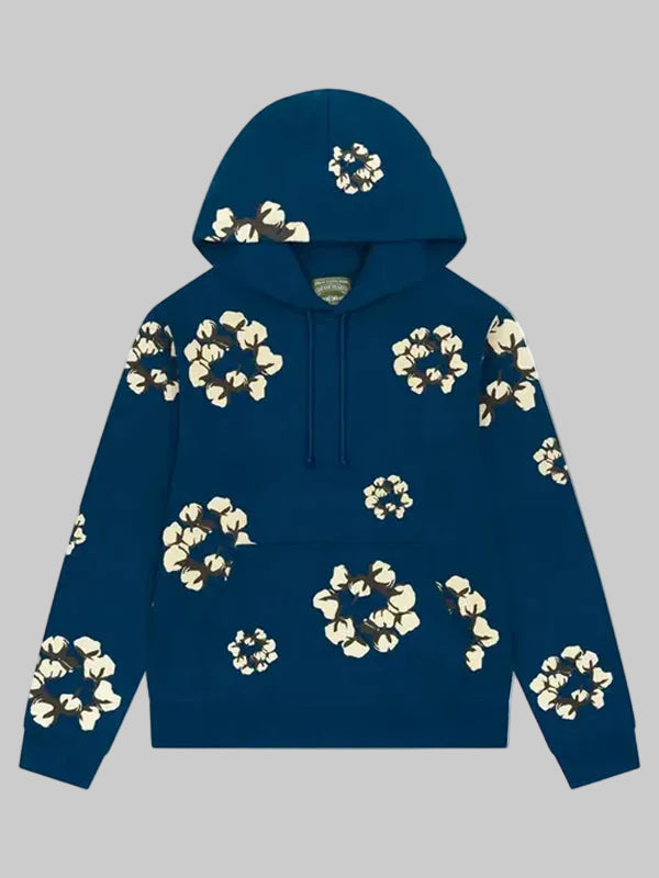 Denim Tears Hoodie Dark Blue