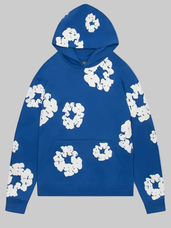Denim Tears Hoodie Dark Blue