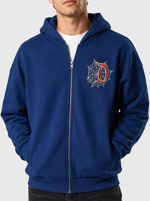 Disneyland-2026-Spider-Man-Blue-Zip-Up-Hoodie
