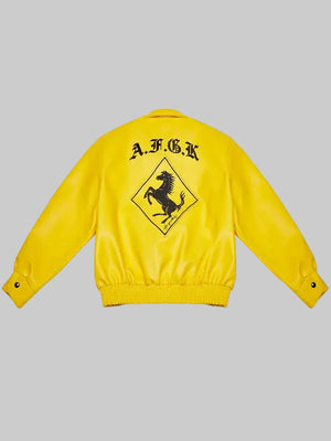 Doncare-AFGK-Ferrari-Racing-Yellow-Leather-Jacket
