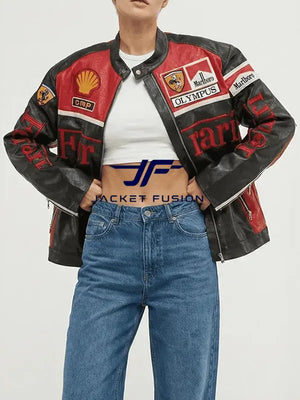 Ferrari-Marlboro-Womens-Leather-Jacket-Vintage