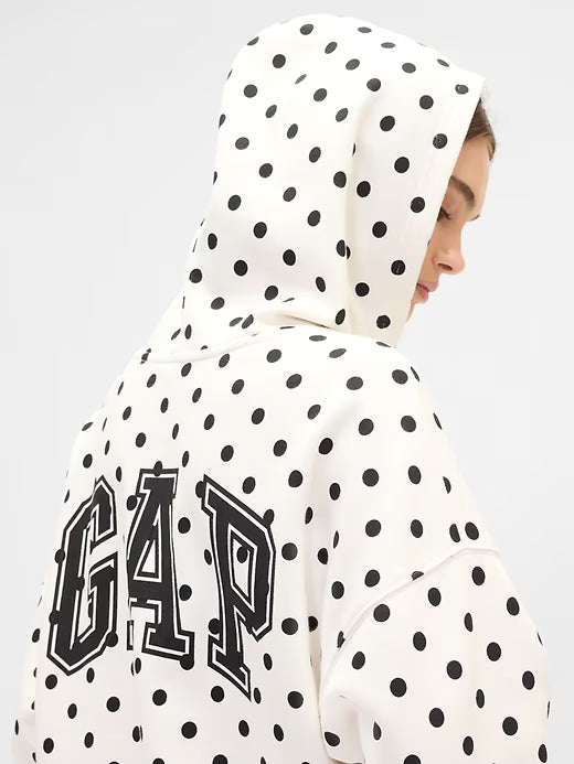 GAP-Polka-Dot-White-Hoodie