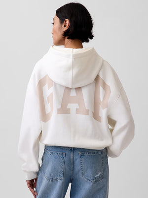 GAP-Vintagesoft-Crop-Logo-womens-Hoodie