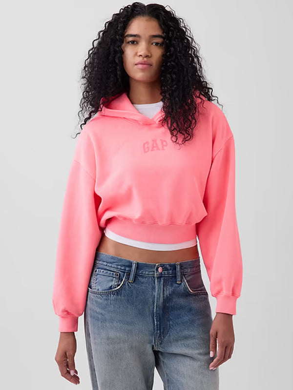 GAP-Vintagesoft-Oversized-Crop-Logo-Womens-Hoodie