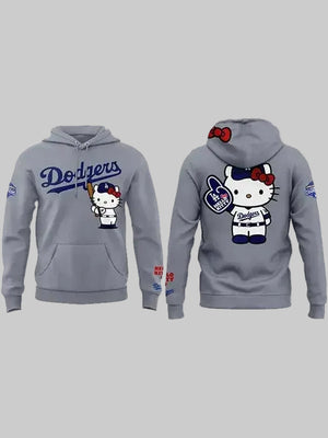 Hello Kitty Night Dodgers 2026 Hoodie For Sale