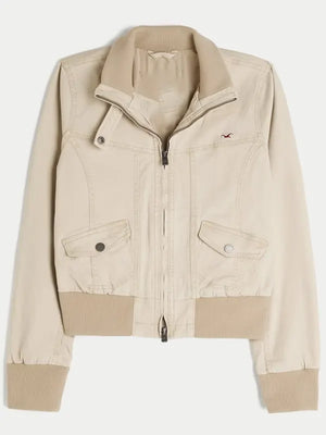HollisterTwillZipUpJacket