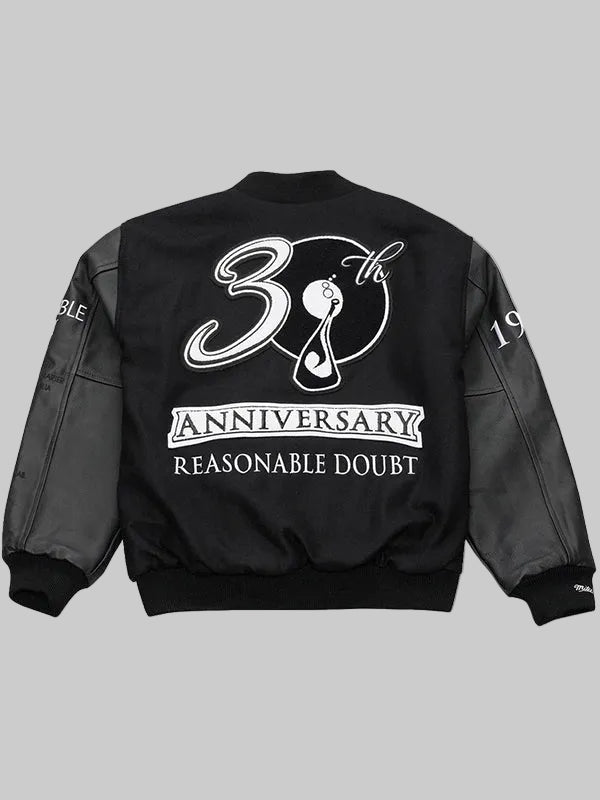 JAY-Z30-Anniversary-Reasonable-Doubt-Black-Varsity-Jacket-Back