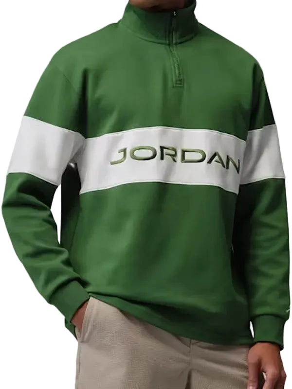 Jordan-Logo-Sport-Mens-Golf-Half-ZIP-Top-Green