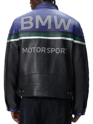 Kith-for-BMW-Motorsport-Braun-Leather-Jacket-For-Men