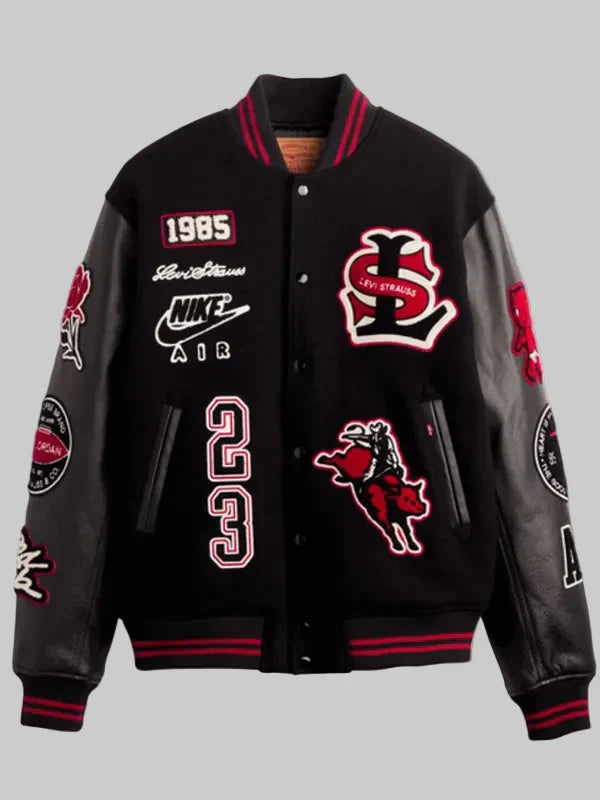 Levis-x-Jordan-2026-Black-Varsity-Jacket