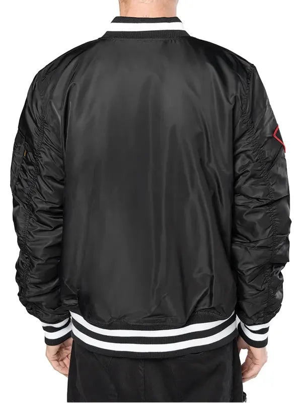 Mens-Chicago-Bulls-Black-Bomber-Jacket-Back